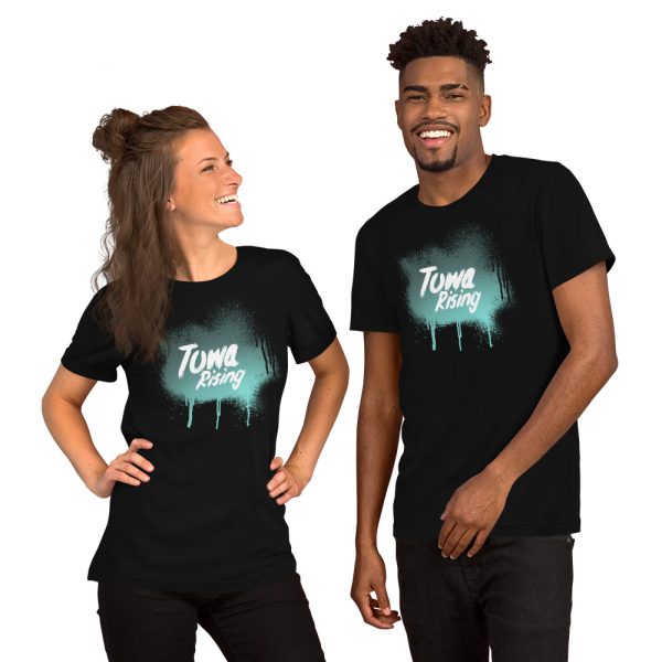 Towa Rising Graffiti T-Shirt/Gradient Cyan - Image 4