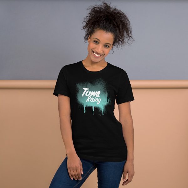 Towa Rising Graffiti T-Shirt/Gradient Cyan - Image 5