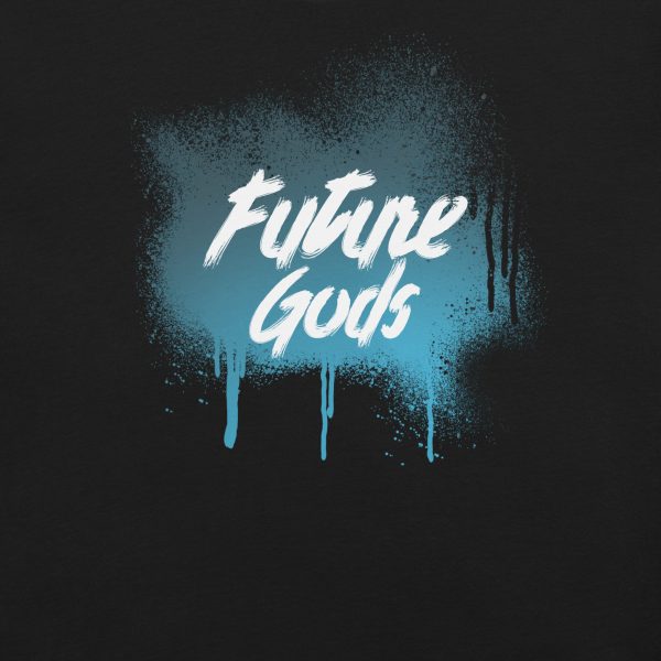Future Gods Graffiti T-Shirt/Gradient Cyan - Image 6