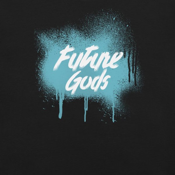 Future Gods Graffiti T-Shirt/Cyan - Image 7
