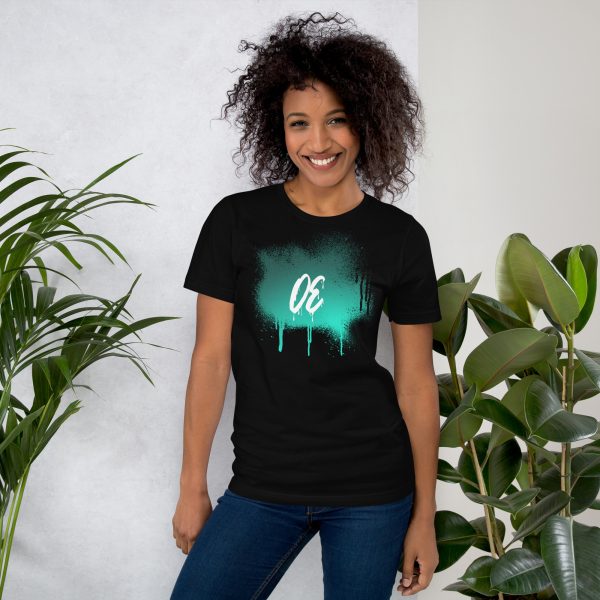 Omega Eons Graffiti T-shirt/Gradient Cyan - Image 3