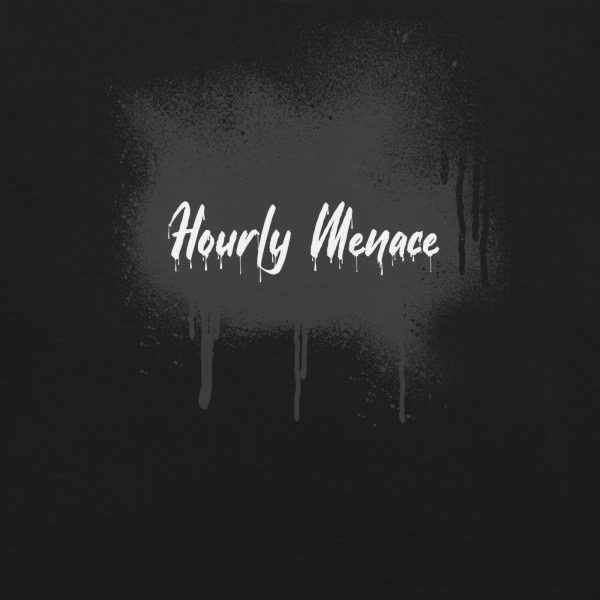 Hourly Menace Graffiti T-shirt/Black - Image 11