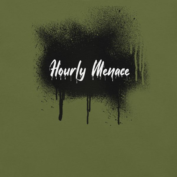 Hourly Menace Graffiti T-shirt/Black - Image 19