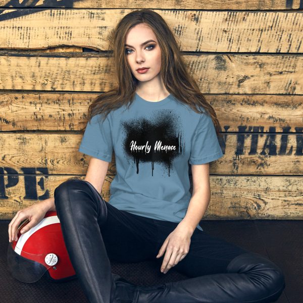 Hourly Menace Graffiti T-shirt/Black - Image 8