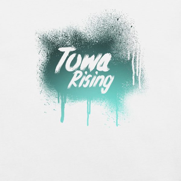 Towa Rising Graffiti T-Shirt/Gradient Cyan