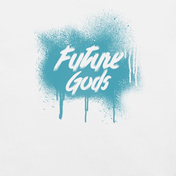 Future Gods Graffiti T-Shirt/Cyan