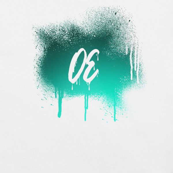 Omega Eons Graffiti T-shirt/Gradient Cyan