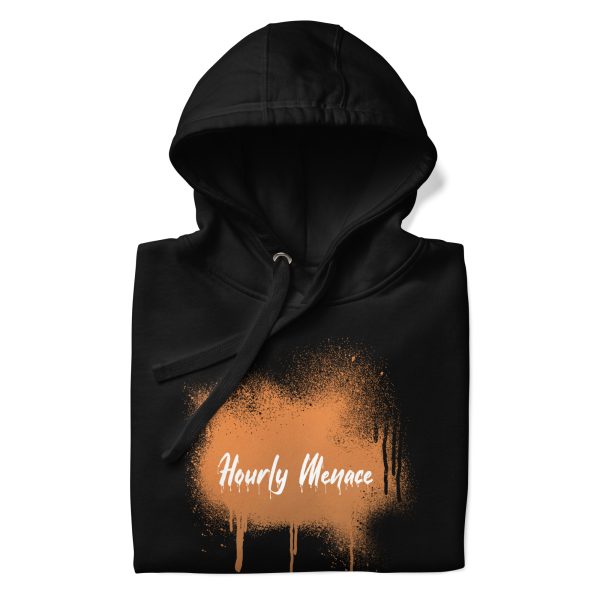 Hourly Menace Graffiti Hoodie/Orange - Image 6