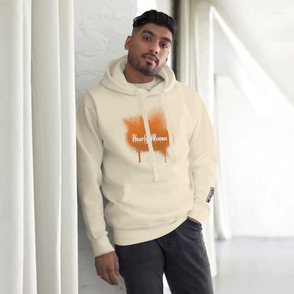 Hourly Menace Graffiti Hoodie/Orange - Image 2
