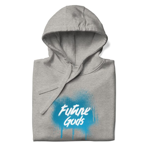 Future Gods Graffiti Hoodie/Light Blue - Image 11