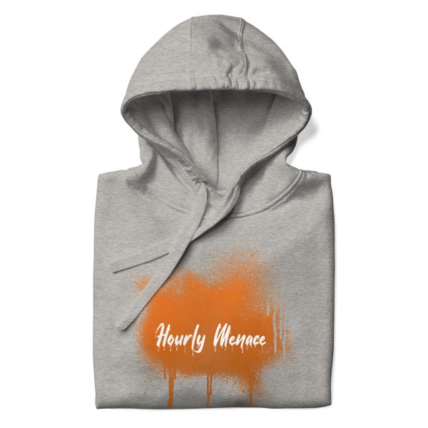 Hourly Menace Graffiti Hoodie/Orange - Image 7