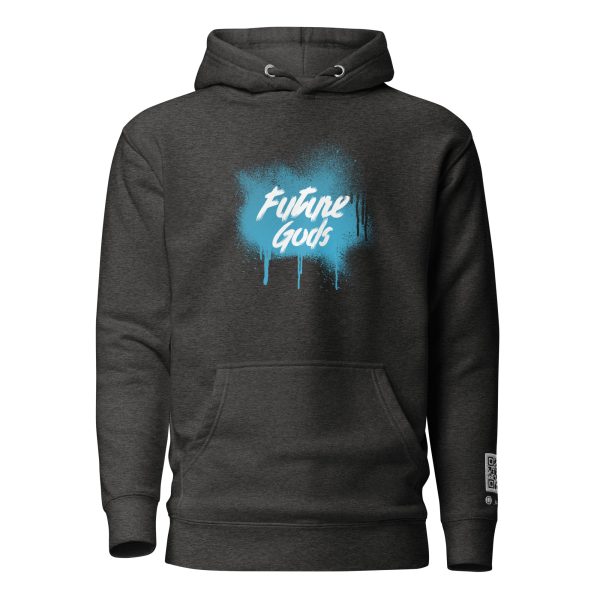 Future Gods Graffiti Hoodie/Light Blue - Image 6