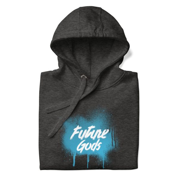 Future Gods Graffiti Hoodie/Light Blue - Image 9
