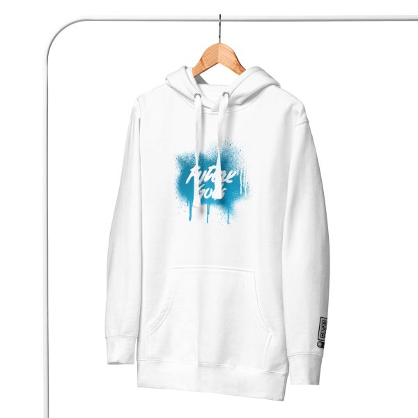 Future Gods Graffiti Hoodie/Light Blue - Image 3