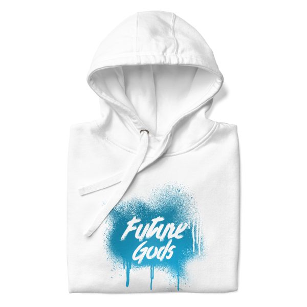 Future Gods Graffiti Hoodie/Light Blue - Image 12