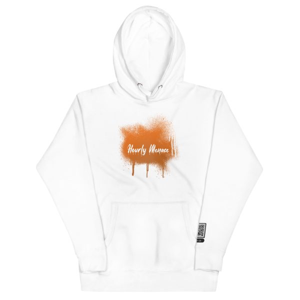 Hourly Menace Graffiti Hoodie/Orange - Image 5