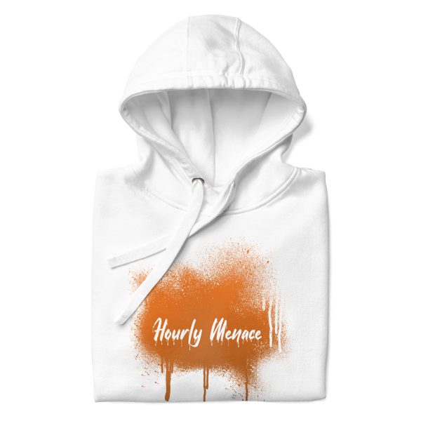 Hourly Menace Graffiti Hoodie/Orange - Image 8